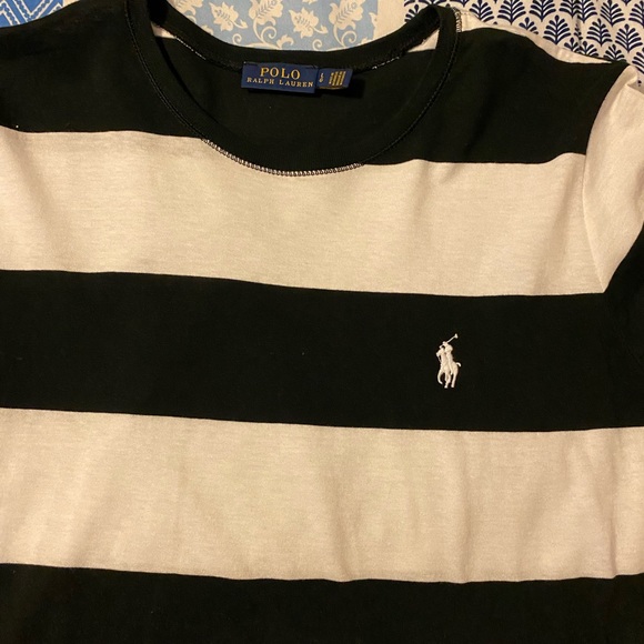 Strip Polo Tee📘 - Picture 4 of 4